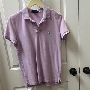 Ralph Lauren Light Purple Classic Fit Polo Shirt